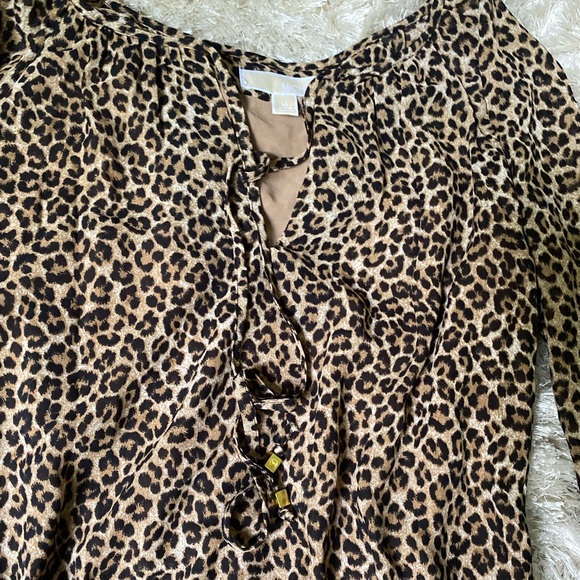 Michael Kors long sleeve cheetah dress - Picture 2 of 3